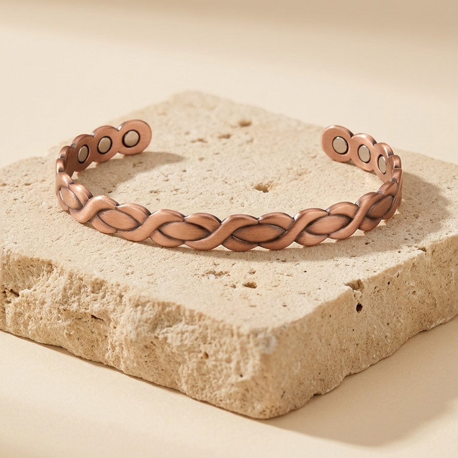 Elisa - Bracciale intreccio in puro rame
