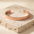 Adelaide - Bracciale in puro rame con motivo naturale