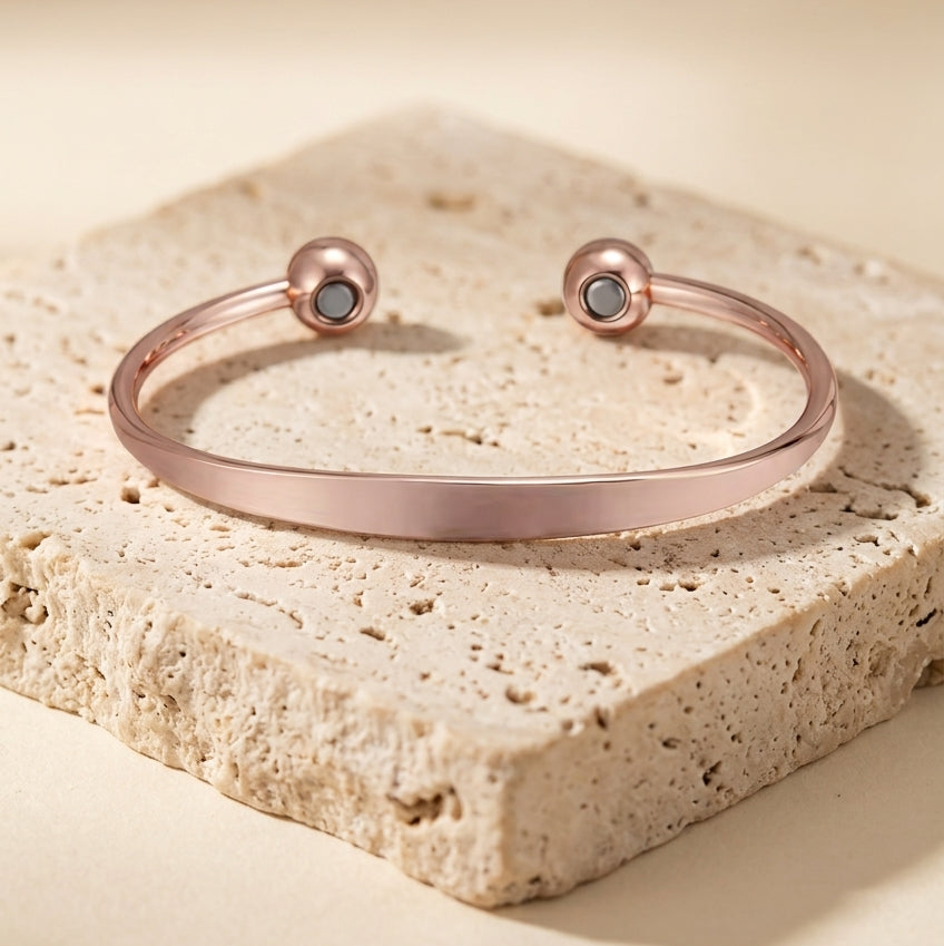 Elena - Bracciale in puro rame lucido