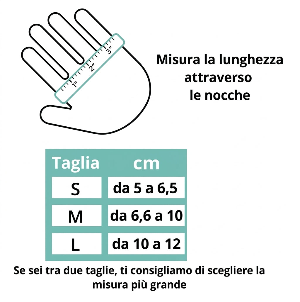 Dispositivo medico RHEUMAFLEX™ - Guanti a compressione per dolori alle mani