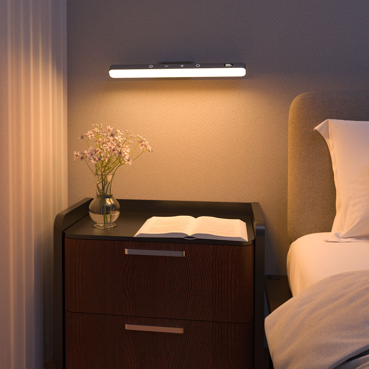 Polaris - Lampada LED magnetica e regolabile con telecomando