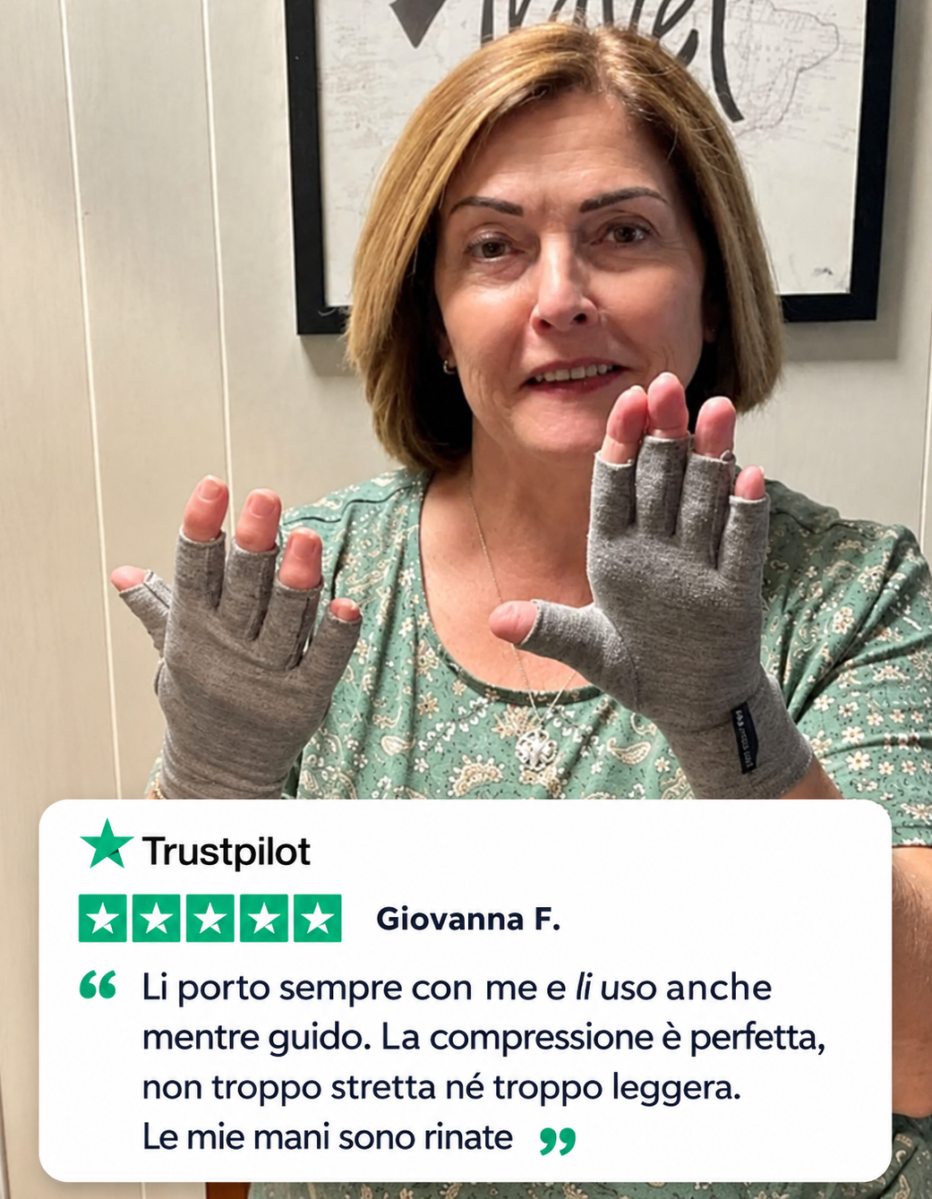 Dispositivo medico RHEUMAFLEX™ - Guanti a compressione per dolori alle mani