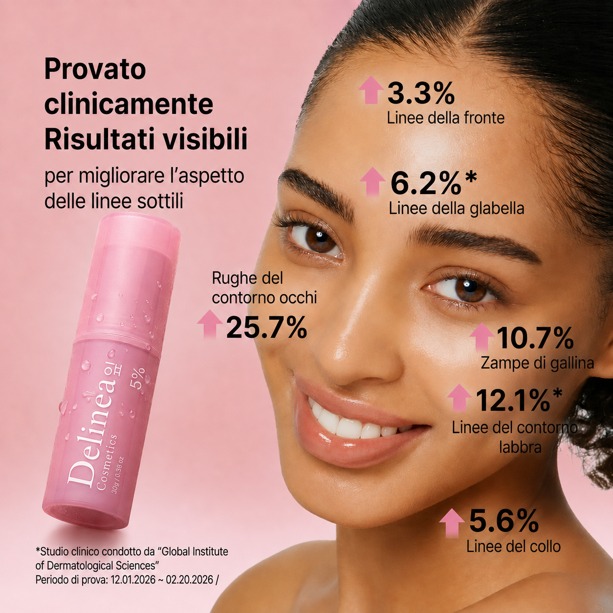 Stick rimpolpante al bio-collagene e PDRN