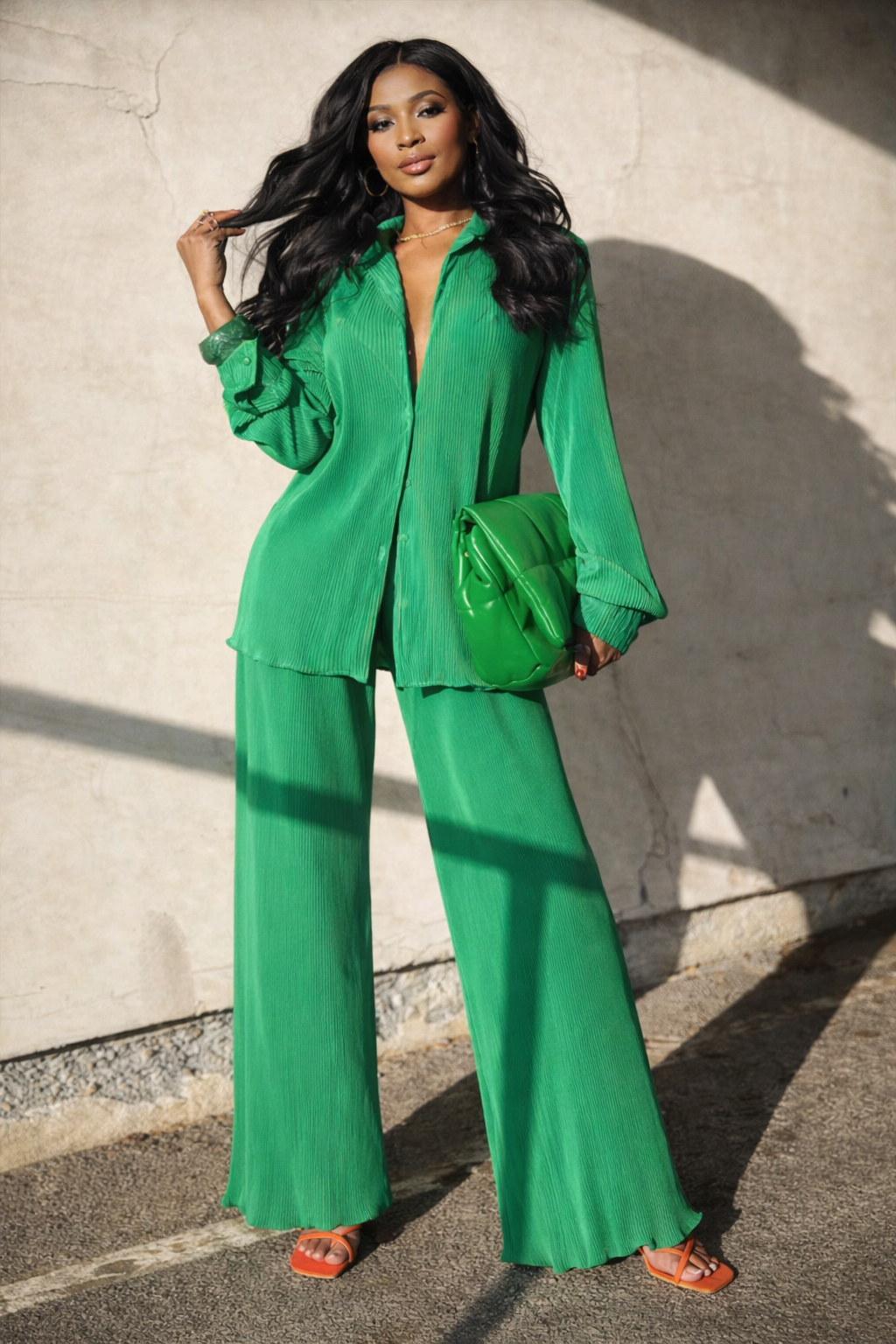 Elen Completo Plissé – Elegante e di tendenza