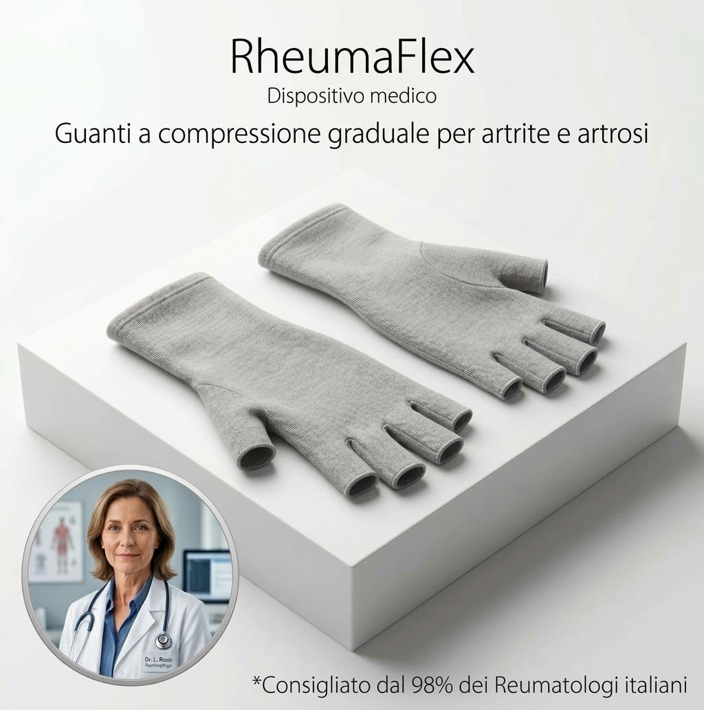 Dispositivo medico RHEUMAFLEX™ - Guanti a compressione per dolori alle mani